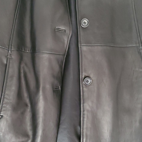 Leather Trench Coat - Picture 3 of 3